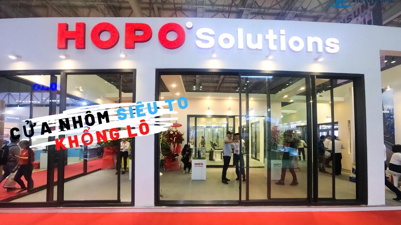 Giải pháp cửa nhôm trượt PANORAMA+ - Từ HOPO Solution | Triển lãm Quốc tế VIETBUILD 2020