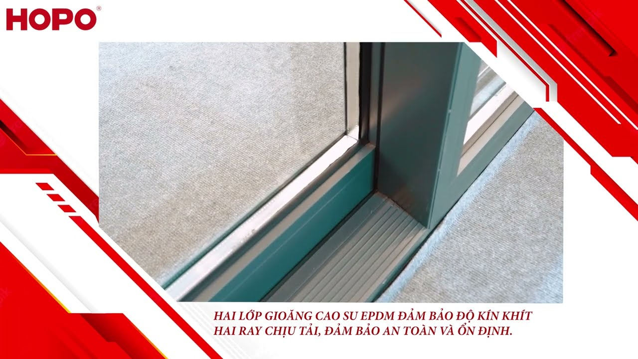 HOPO - Cửa đi lùa kín khít G41